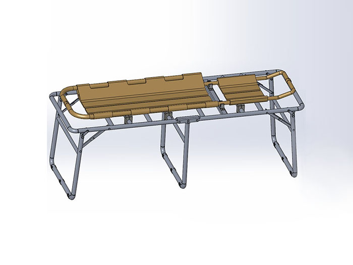 鏟式擔(dān)架及支撐架